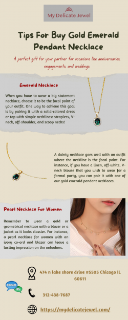 The Best Tips For Buy Gold Emerald Pendant Necklace