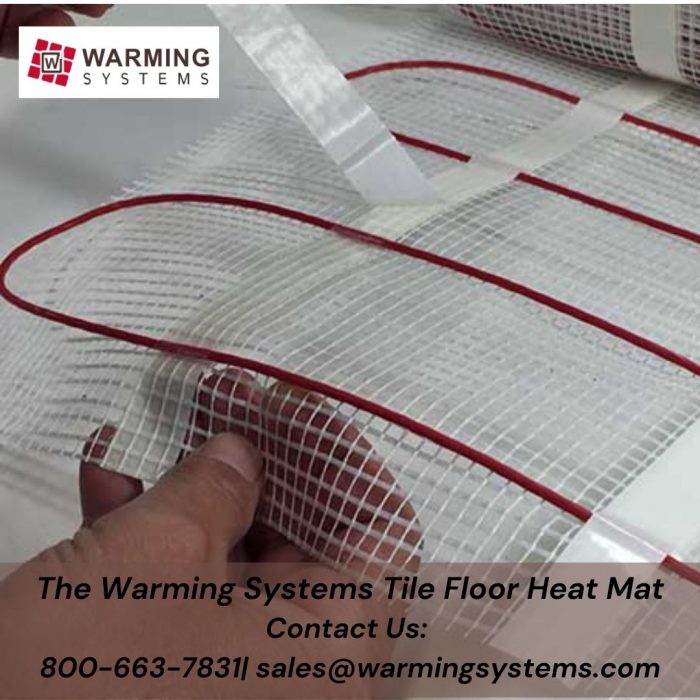 The Warming Systems Tile Floor Heat Mat