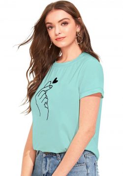 Shop Round Neck T-Shirt for Women at Best Price