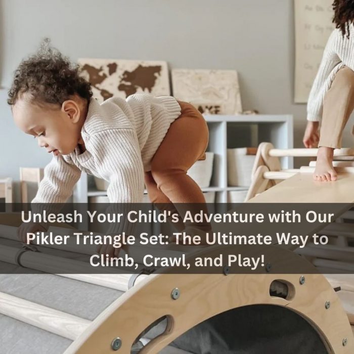 Unleash Your Child’s Adventure with Our Pikler Triangle Set: The Ultimate Way to Climb, Cr ...