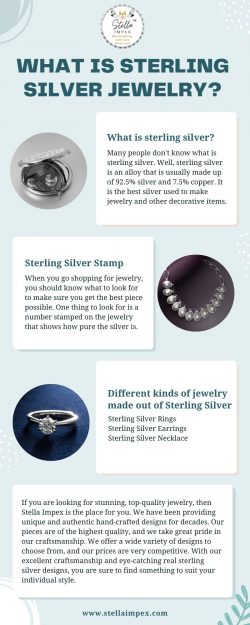 WHAT IS STERLING SILVER JEWELRY?
