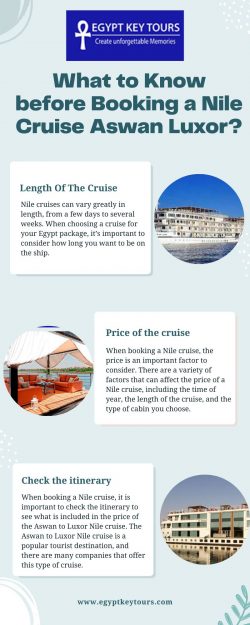 What to Know before Booking a Nile Cruise Aswan Luxor?
