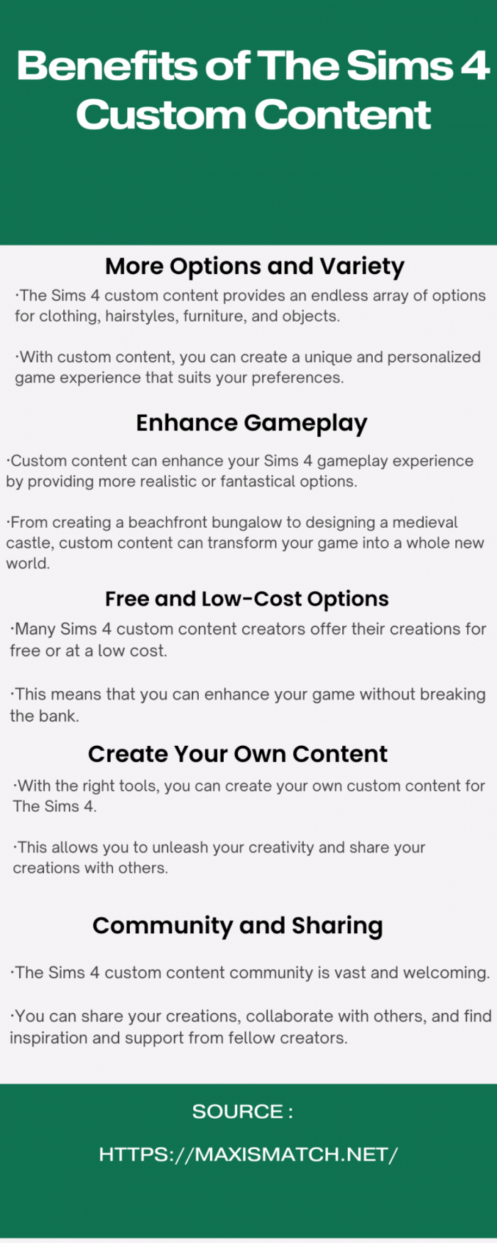 The Ultimate Guide to Custom Content for The Sims 4