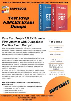 Want to Test Prep NAPLEX Exam Dumps NAPLEX Dumps? It’s Easier Than You Think