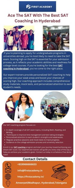 Ace The SAT With The Best SAT Coaching In Hyderabad