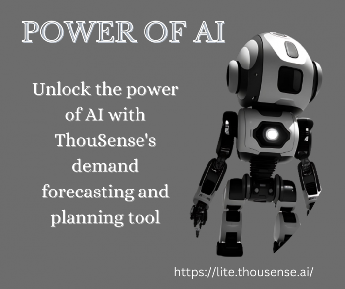Unlock the power of AI with Thousense’s demand and forecasting tool
