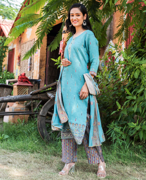 Buy the Latest Printed Kurti Set from Swasti Clothing