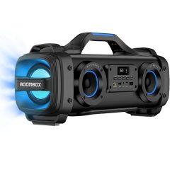 RECHARGEABLE BLUETOOTH BOOMBOX SPEAKER WITH USB & AUX INPUT