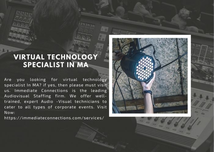 Hire Virtual Technology Specialist In MA