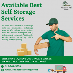Available Best Self Storage Services – Pleasant Hill Storage