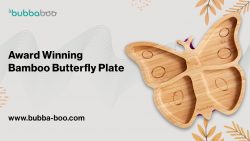 Award Winning Bamboo Butterfly Plate