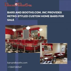 Bars and Booths.com, Inc provides retro-styled Custom home bars for sale