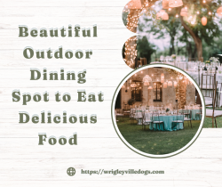 Beautiful Outdoor Dining Spot to Eat Delicious Food