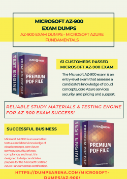 “Get Certified Easily with AZ-900 Exam Dumps”