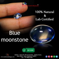 Buy Certified Blue moonstone Gemstone Online best price In India