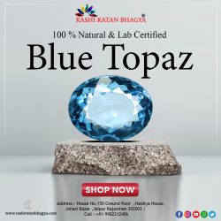 Get Natural Blue Topaz Online at Best Price in India