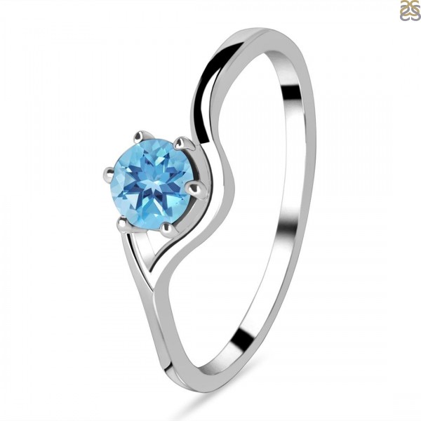 Pick The Best Blue Topaz Ring At Rananjay Exports