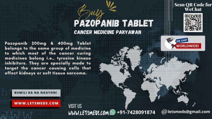 how much does Pazopanib or Indian Pazopanib Brands cost?