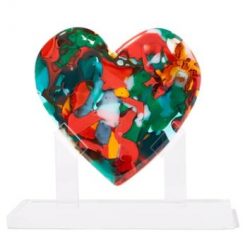 The Beauty of Glass Heart Sculptures | OM GLASS ART