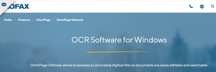 OmniPage Ultimate – Best OCR Software Tools