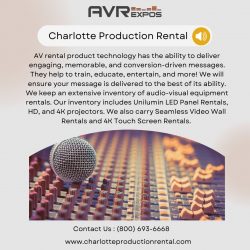 Charlotte Production Rental