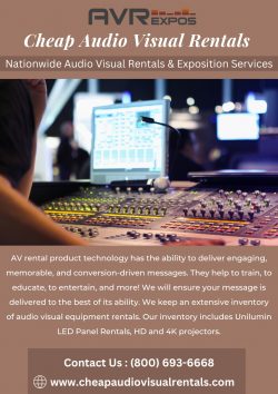Cheap Audio Visual Rentals