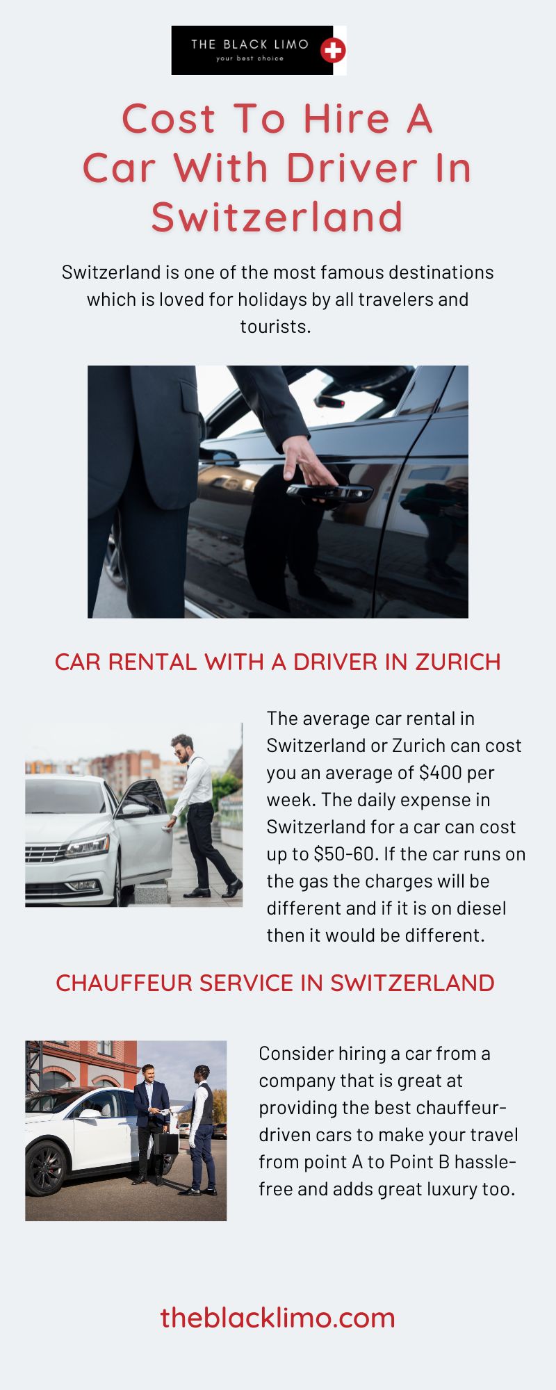 Cost To Hire A Car With Driver In Switzerland