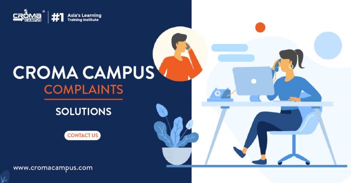 How can Croma Campus Team respond to complaints?