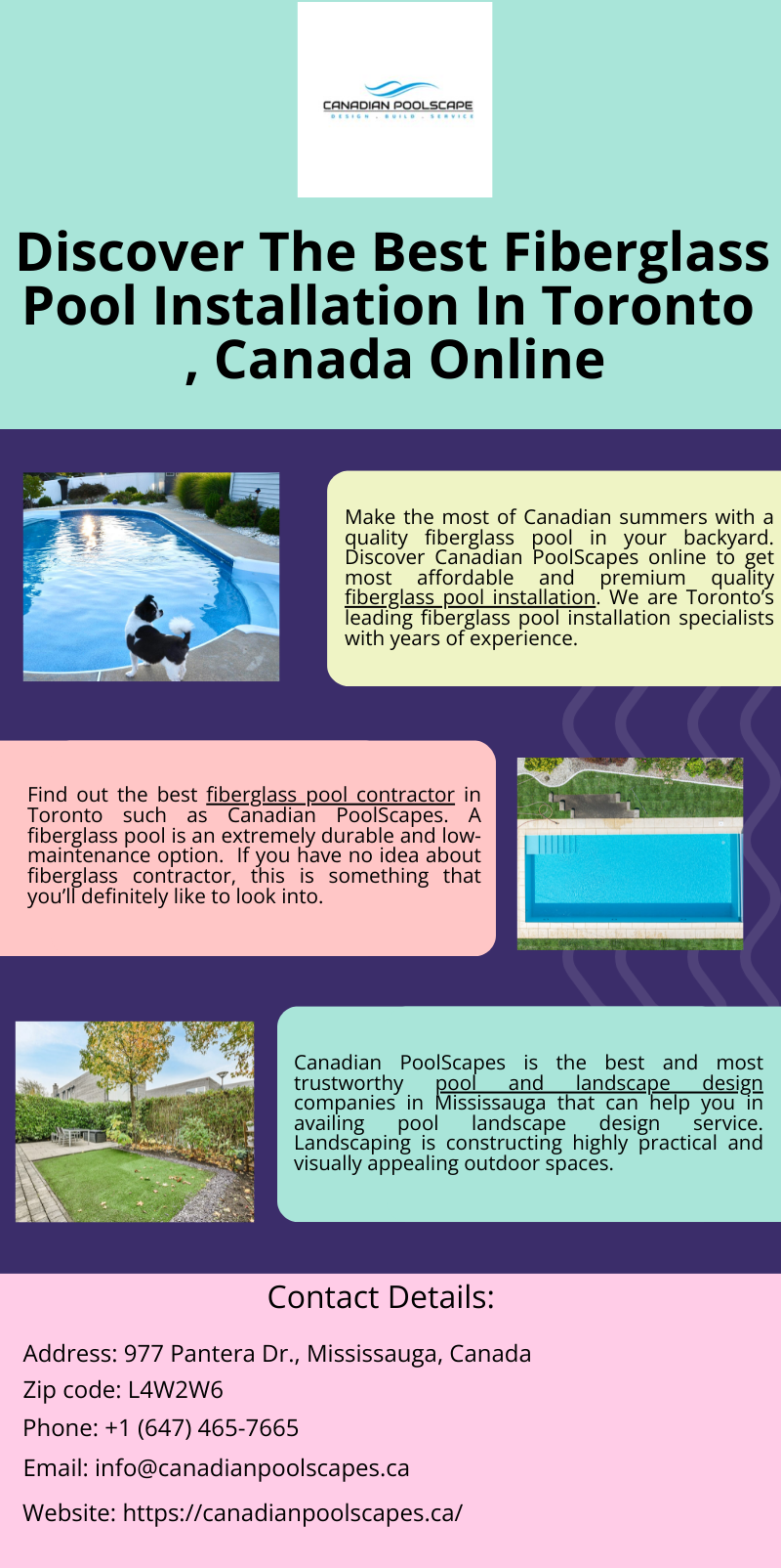 Canadian PoolScapes Offers Expert Fiberglass Pool Installation Social