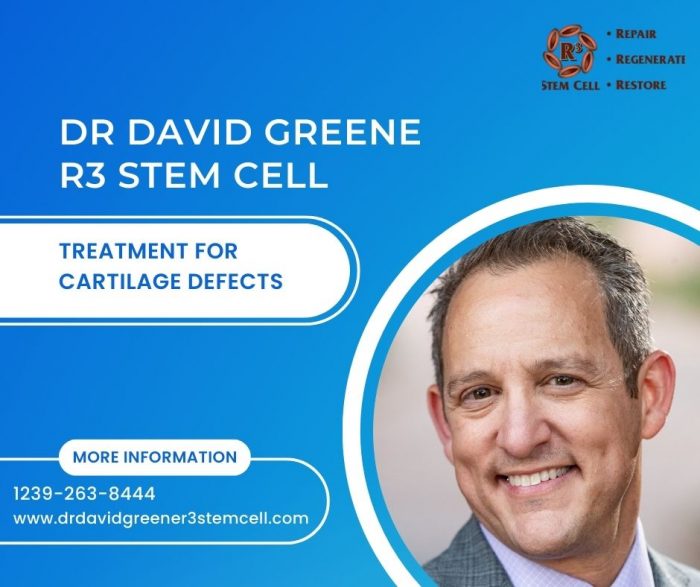 Dr David Greene R3 Stem Cell | Treatment for Cartilage Defects