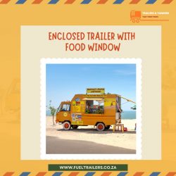 Enclosed Trailer With Food Window – Fuel Trailers