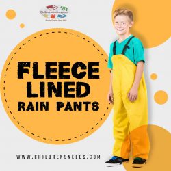 Are you looking for fleece lined rain pants online? Visit our website, Children’s Needs now!
