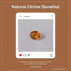 Buy Citrine (Sunehla) Gemstone in Delhi – Best Prices & Quality | Huelane
