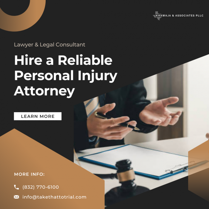 Hire a Reliable Personal Injury Attorney