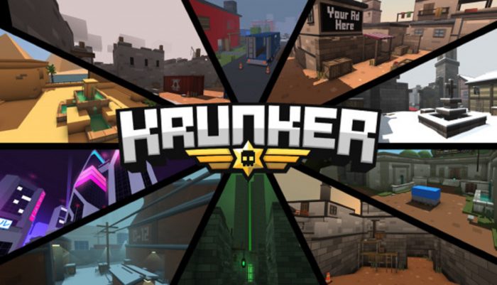 Krunker first-person shooter game
