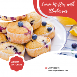 Weight Watchers Lemon Blueberry Muffins – Slap Dash Mom