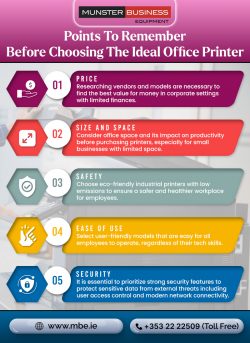 Points To Remember Before Choosing The Ideal Office Printers