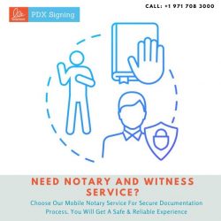 Need Notary And Witness Service
