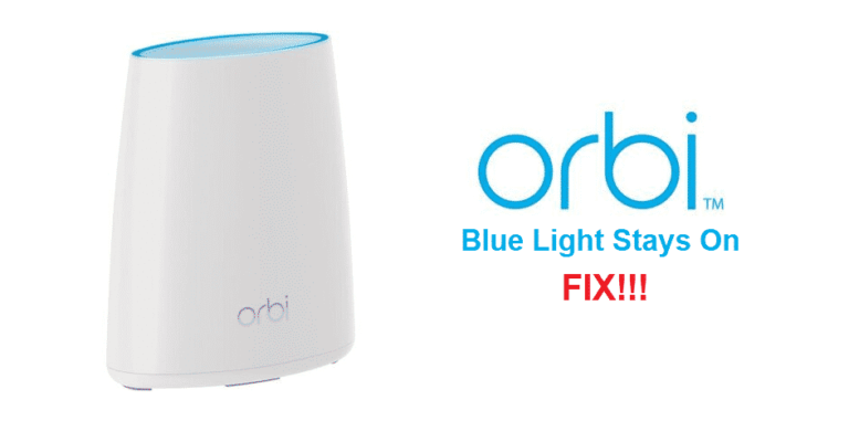 Why Does Blue Light on Netgear Orbi Stays On?