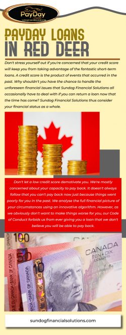 Payday Loans in Red Deer – Sundog Financial Solutions
