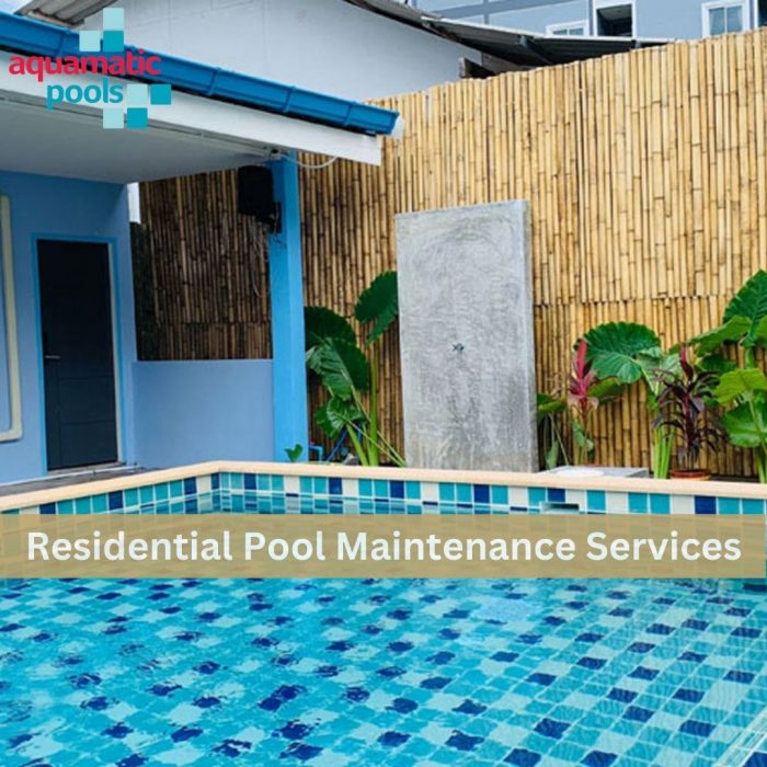 Residential Pool Maintenance Services