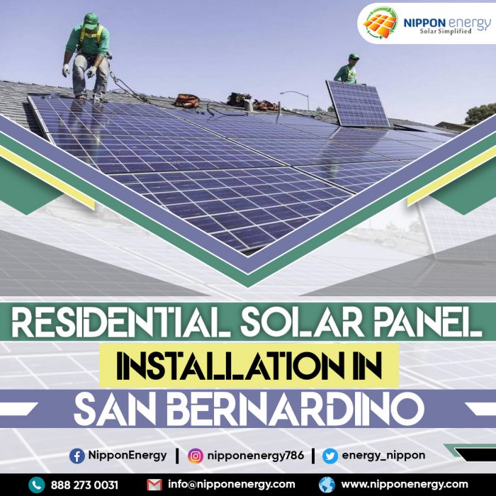 Residential Solar Panel Installation in San Bernardino