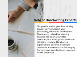 Role of Handwriting Experts