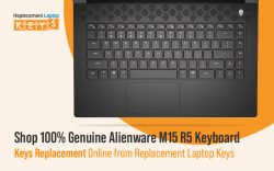 Shop 100% Genuine Alienware M15 R5 Keyboard Keys Replacement Online from Replacement Laptop Keys