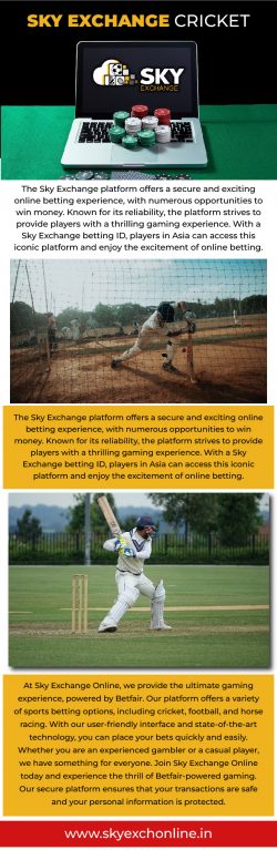 Sky Exchange Online – Bet on Sky Exchange Cricket Matches and Win Big