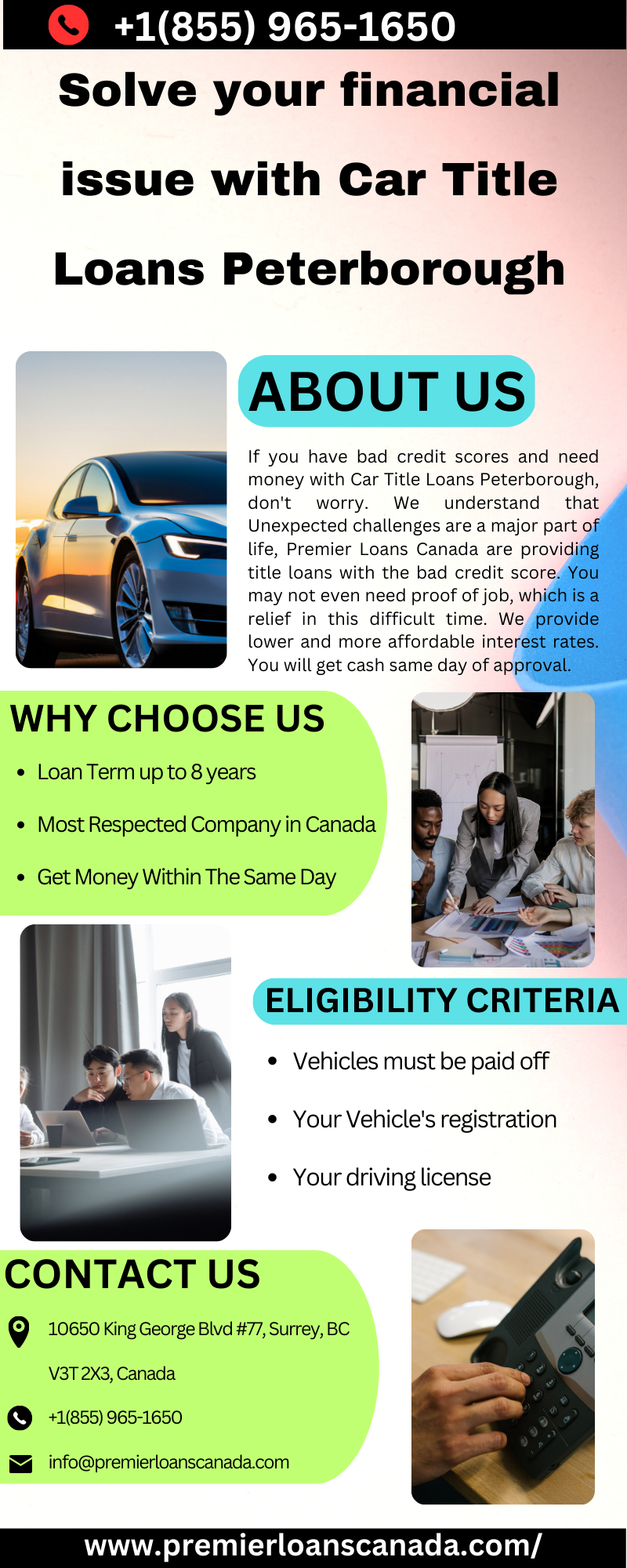 Solve your financial issue with Car Title Loans Peterborough