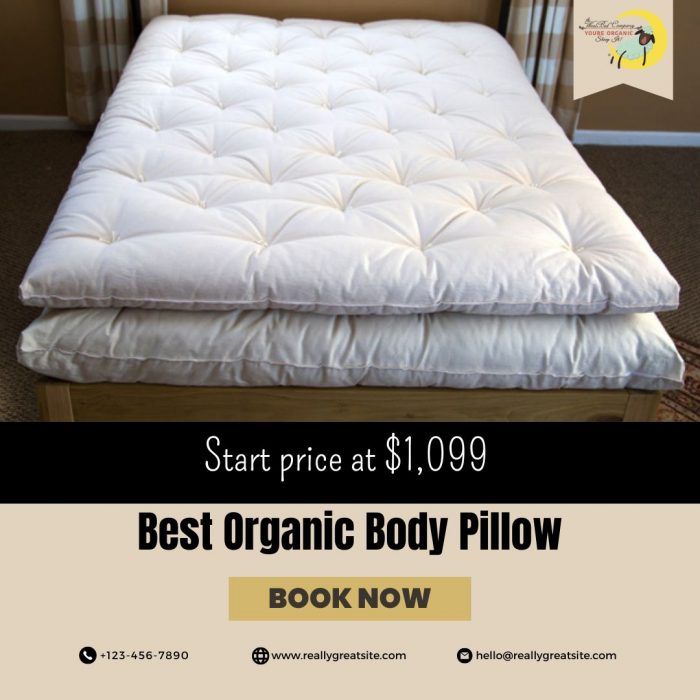 Organic Wool Body Pillow – The Wool Bed Company