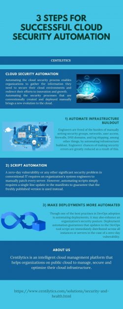 3 Steps for Successful Cloud Security Automation