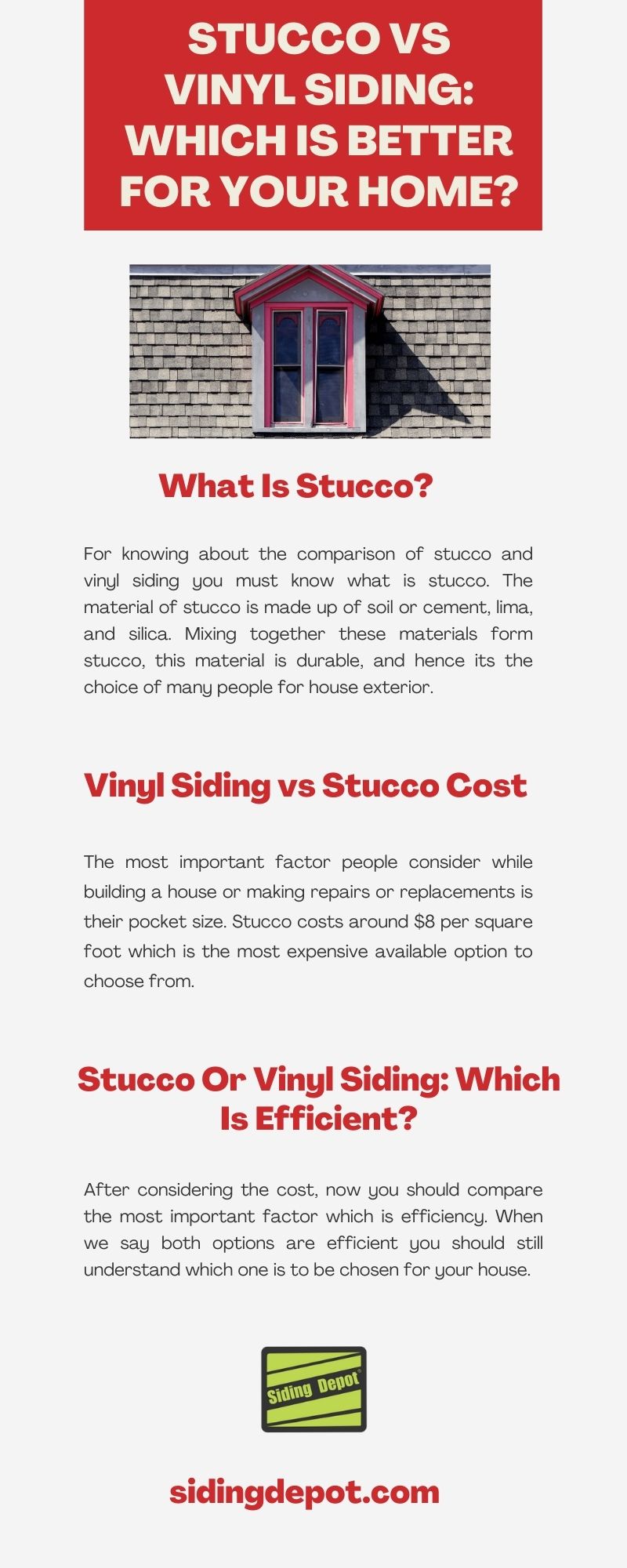 Stucco vs Vinyl Siding: Which is Better for Your Home?