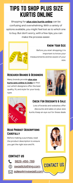 Tips To Shop Plus Size Kurtis Online